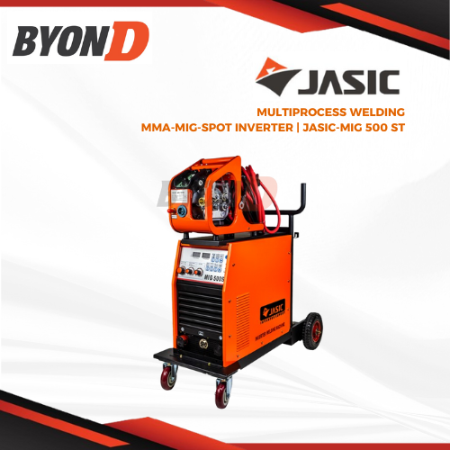 MULTIPROCESS WELDING MMA-MIG-SPOT INVERTER | JASIC-MIG 500 ST
